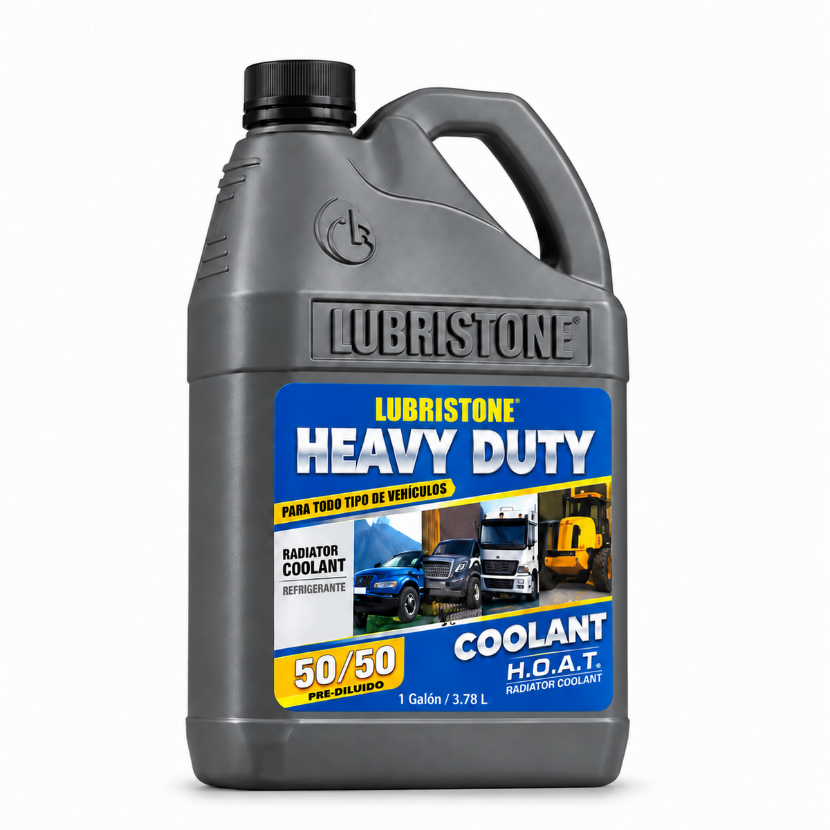 Refrigerante Heavy Duty Azul Lubristone, envase de 1 galón.