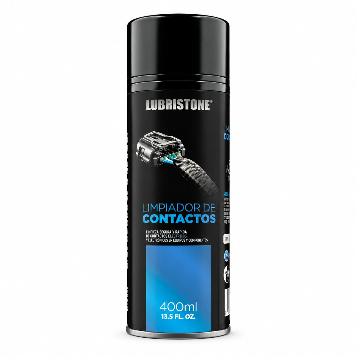 Limpiador de Contactos y Sensores Lubristone, aerosol de 400 ml.