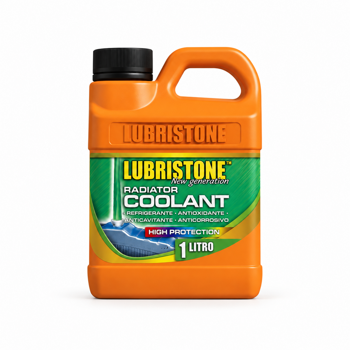 Refrigerante Verde Lubristone, envase de 1 litro.