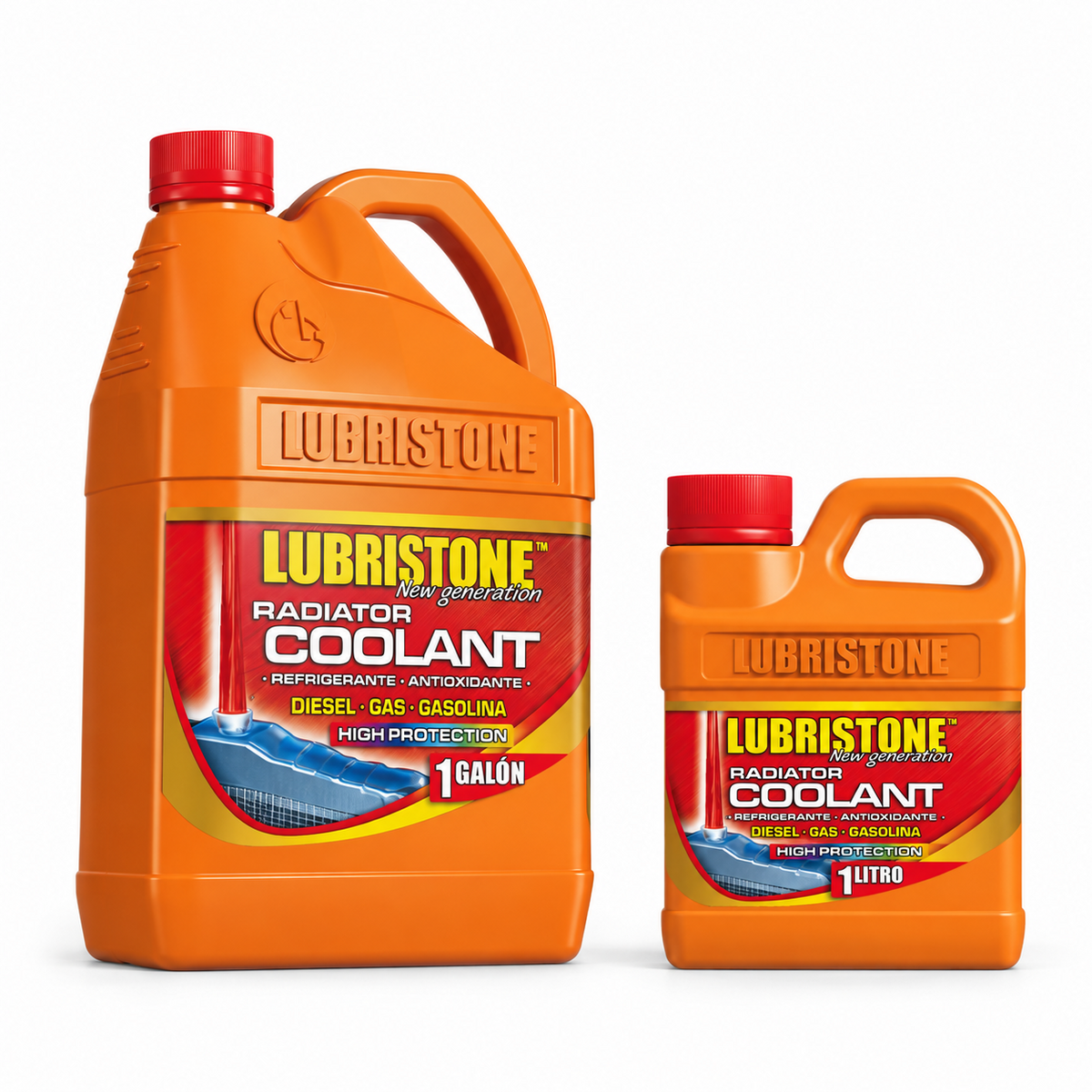 Refrigerante Rojo Lubristone: envases de 1 galón y 1 litro; venta por unidad.