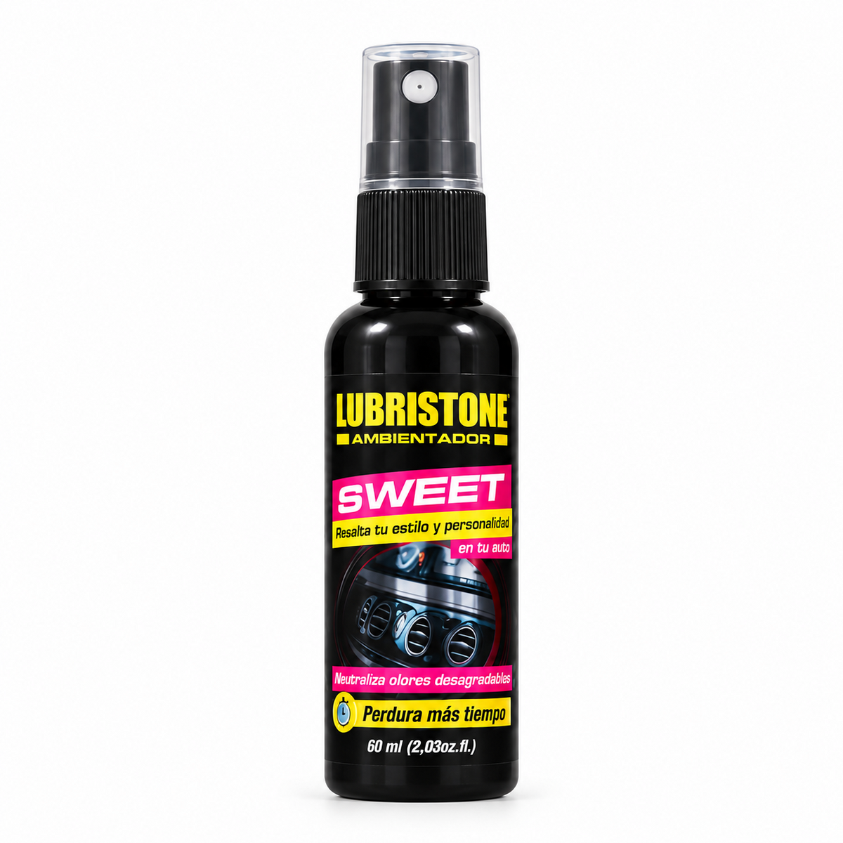 Ambientador Profesional Lubristone, aroma Sweet, envase de 60 ml.