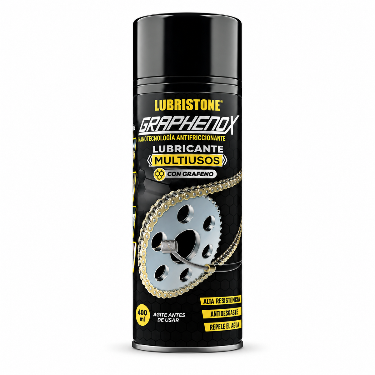 Graphenox Lubristone, envase de 400 ml.