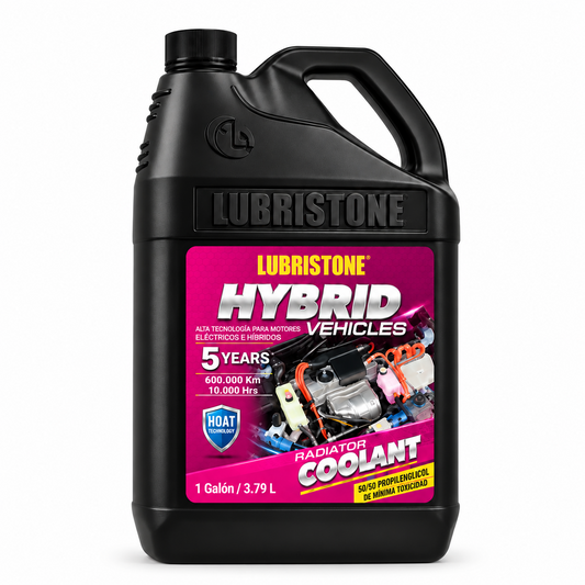 Refrigerante Hybrid Lubristone, presentación fucsia, envase de 1 galón.