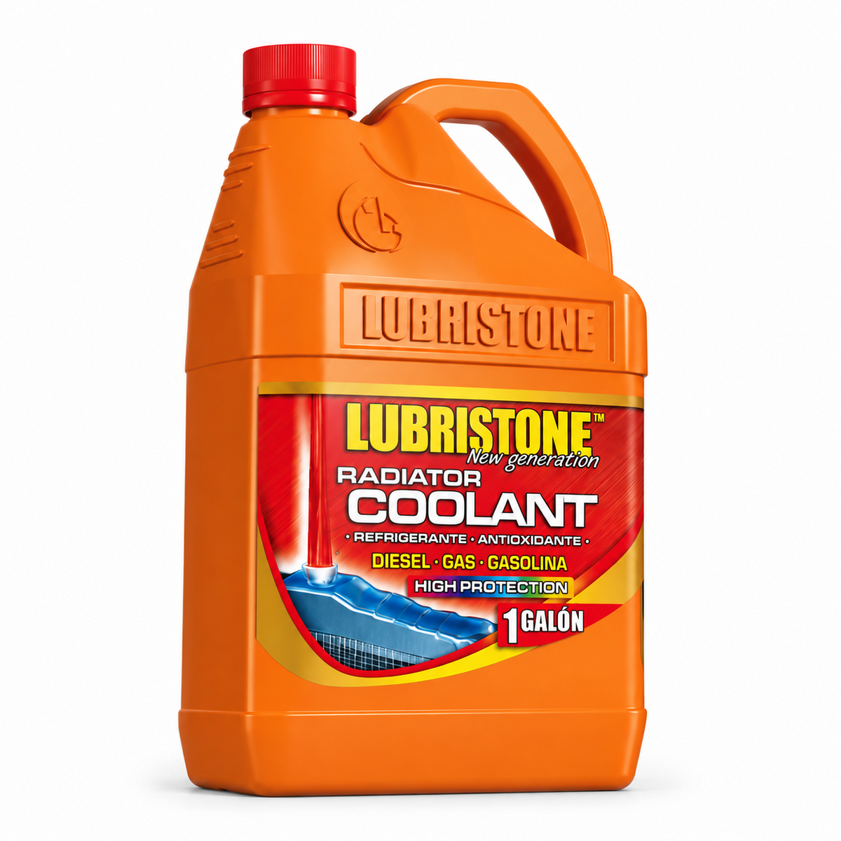 Refrigerante Rojo Lubristone, envase de 1 galón.
