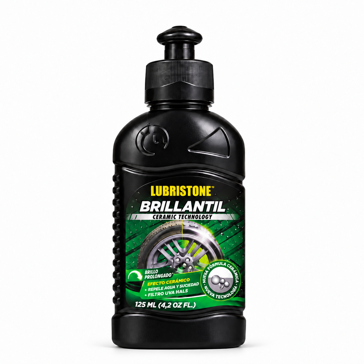 Brillantil Ceramic Lubristone, envase de 125 ml con tapa push.