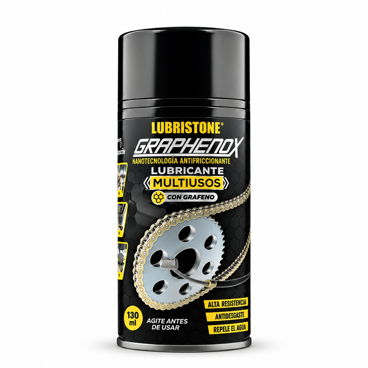 Graphenox Lubristone, envase de 130 ml.