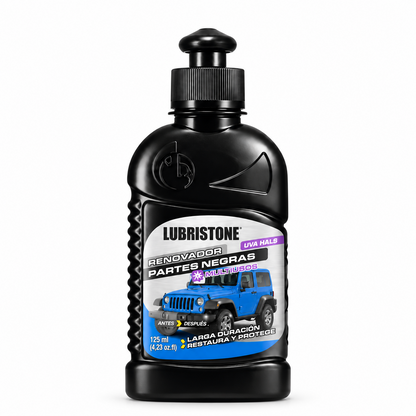 Renovador de Partes Negras Lubristone, envase de 125 ml.