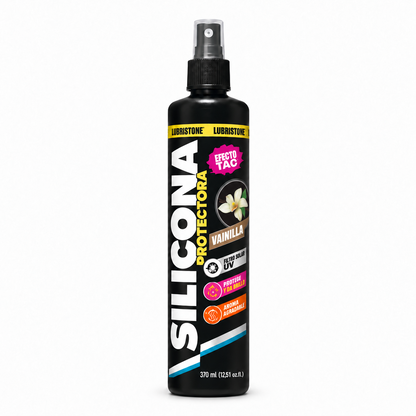 Silicona Protectora Lubristone, aroma Vainilla, envase de 370 ml.