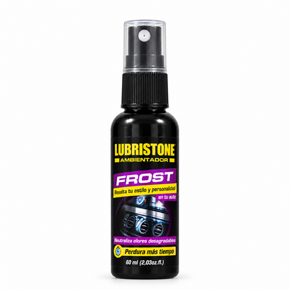 Ambientador Profesional Lubristone, aroma Frost, envase de 60 ml.